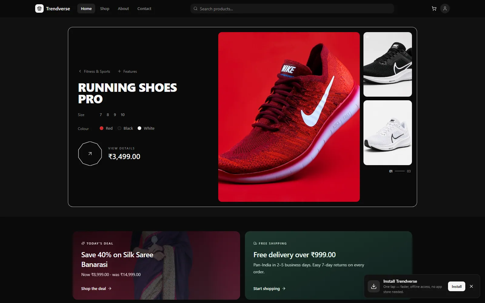 Trendverse — D2C Ecommerce — case study by Manuj Rai (Manuj Rai)
